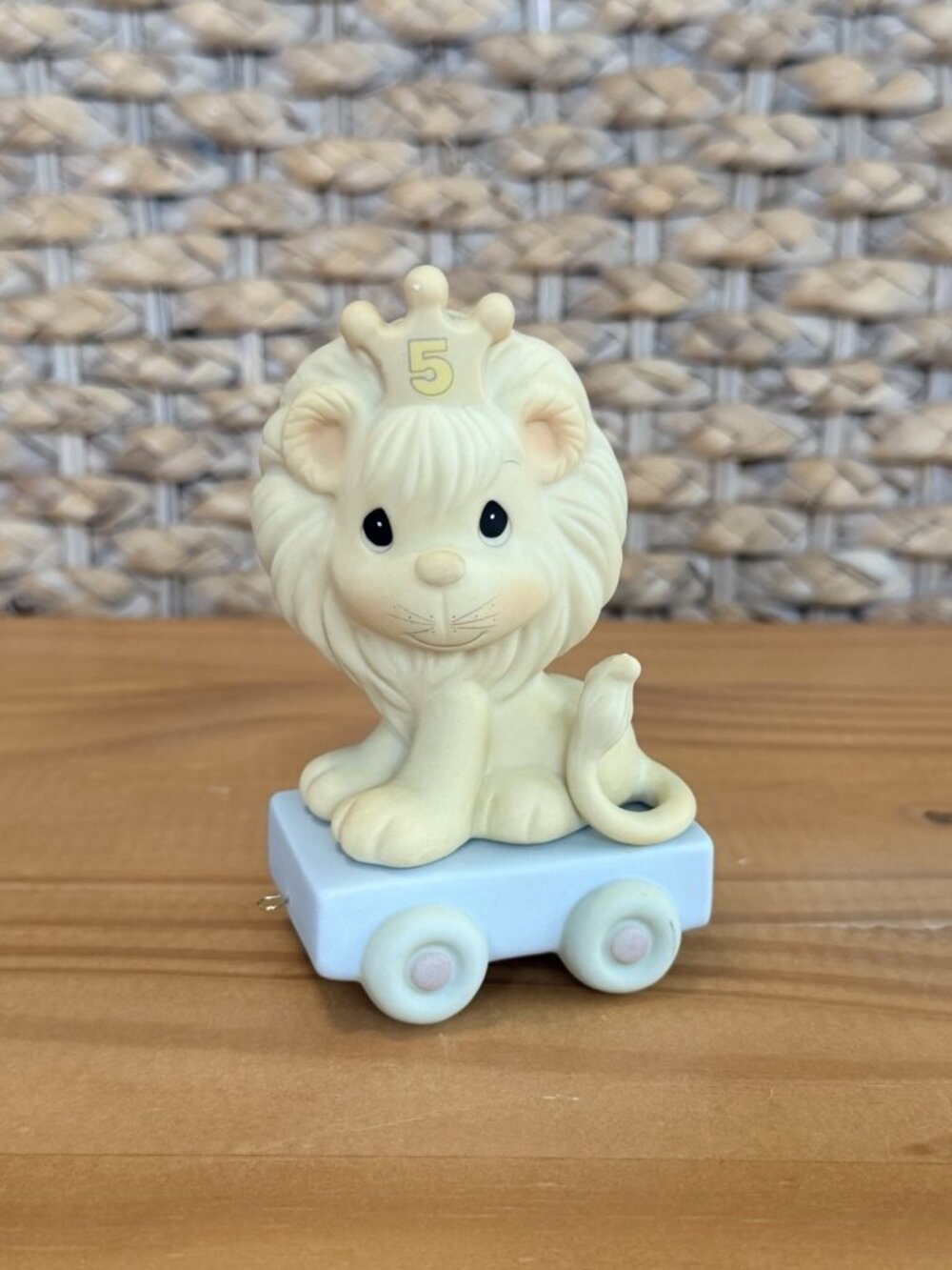 Precious Moments Age 5 Lion Birthday Train “This Day Is Something To Roar About”